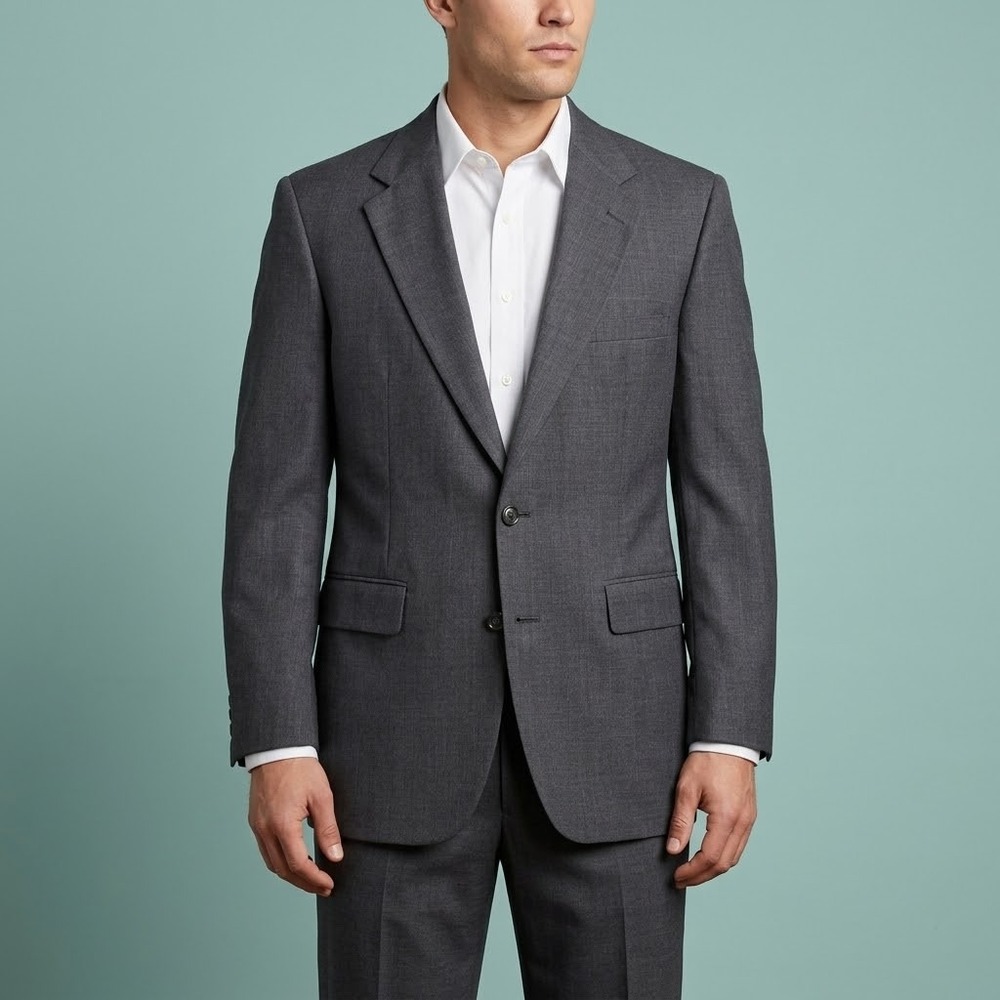 Brooks‎ Brothers Wool Blazer Jacket Mens 40 Gray USA Made EUC